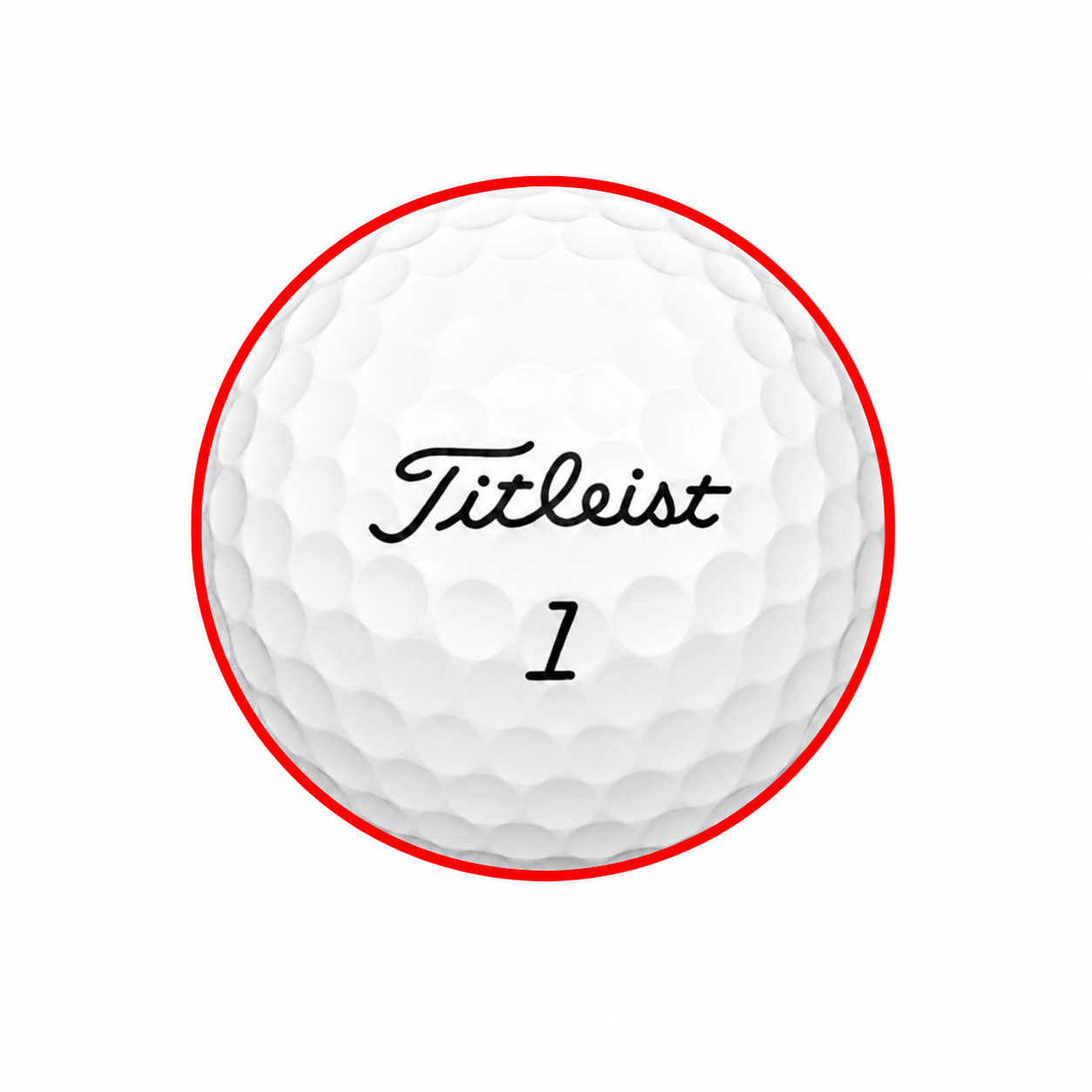 Golfbollens skal
