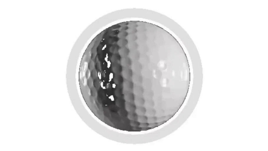 Golfbollens spinn