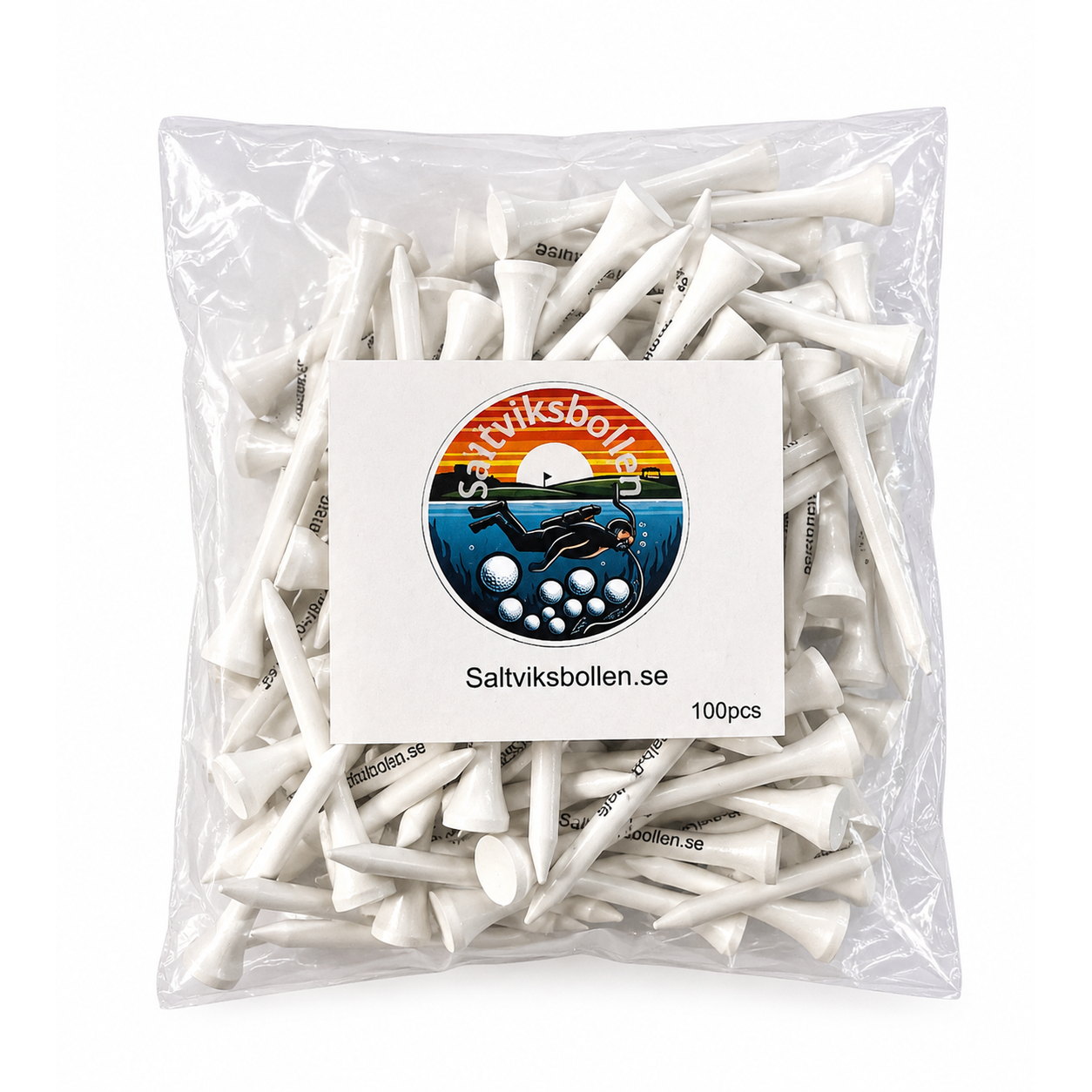 Peggar 100-pack Peggar vita 100-pack - Bild 1