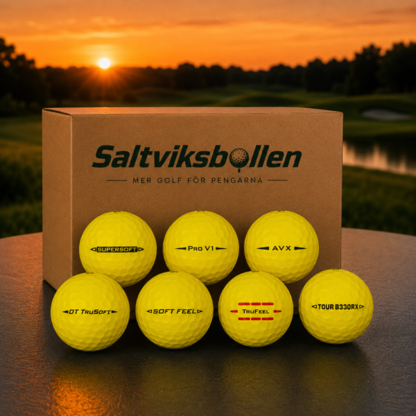 gula premium golfbollar