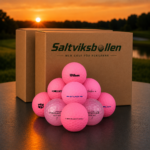 Rosa golfbollar